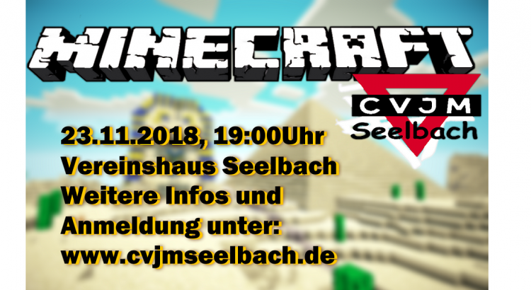Minecraft-LAN-Party 2018 des CVJM Seelbach