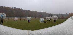 Bubble Ball Aktion bei Project T - CVJM Freizeit