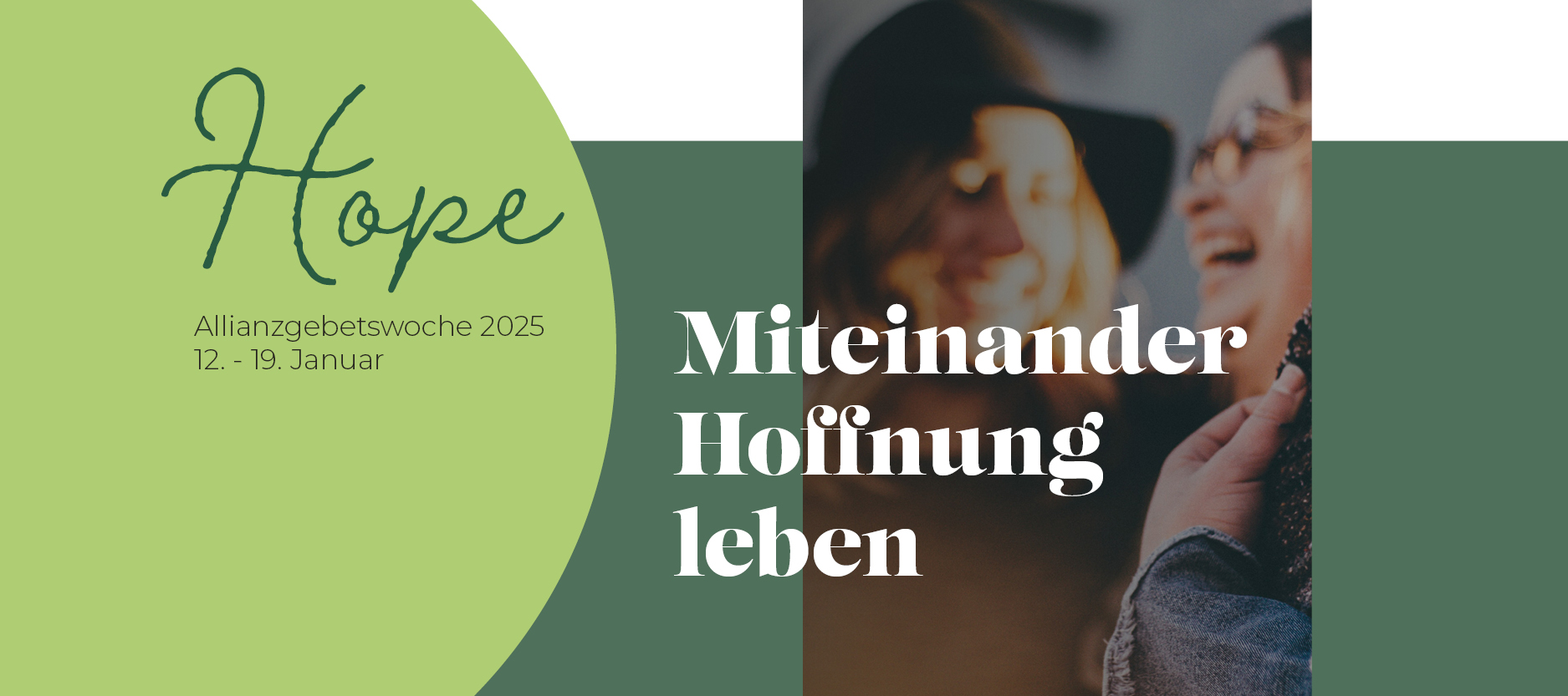 Gebetswoche 2025 - Hoffnung bringt ans Ziel - Betet auch für uns…