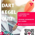 Dart Kegel Quiz Abend