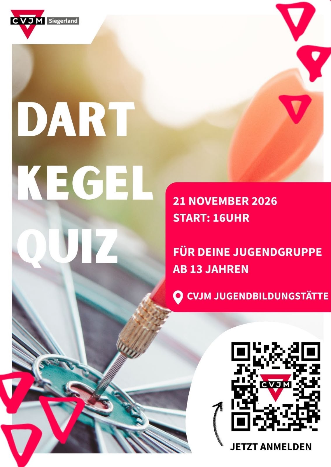Dart Kegel Quiz Abend