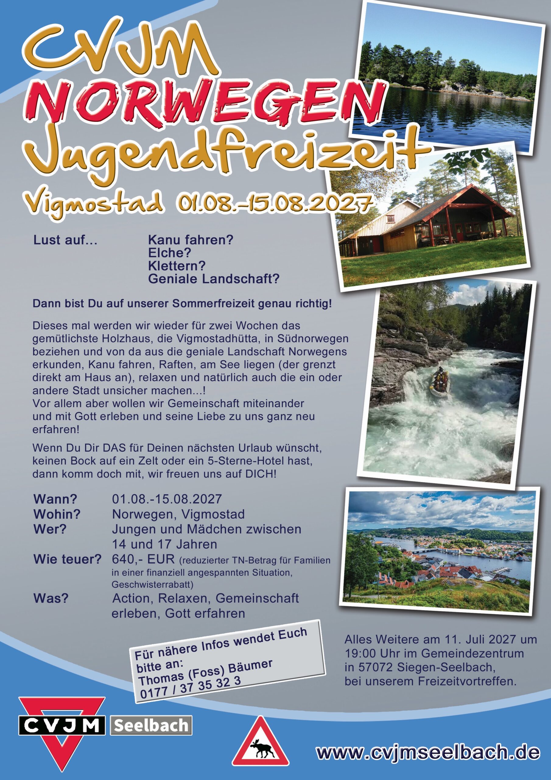 CVJM Jugendfreizeit Norwegen 2027
